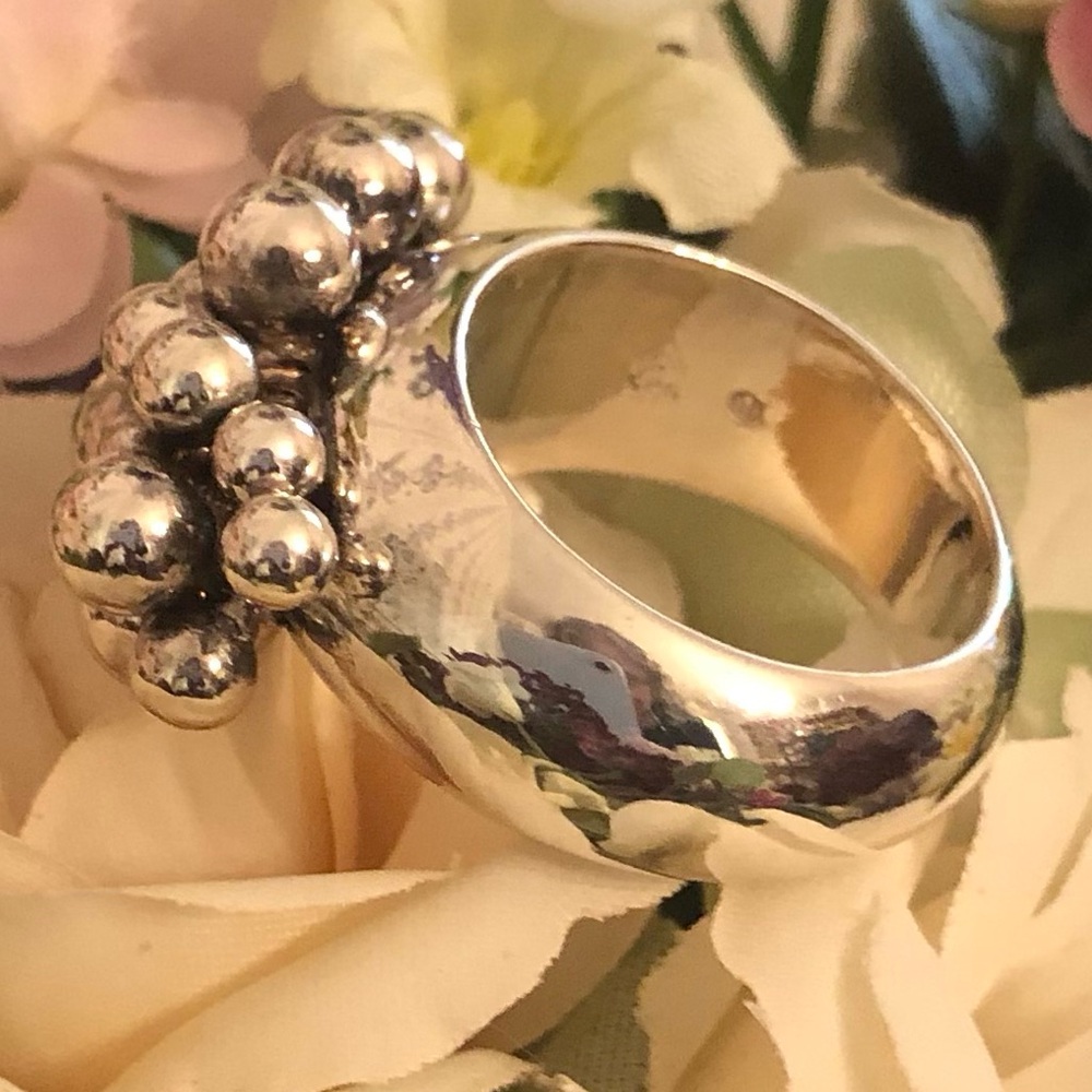 Iconic Vintage Silpada Sterling Silver Cha-Cha Ring Size 8 1/4